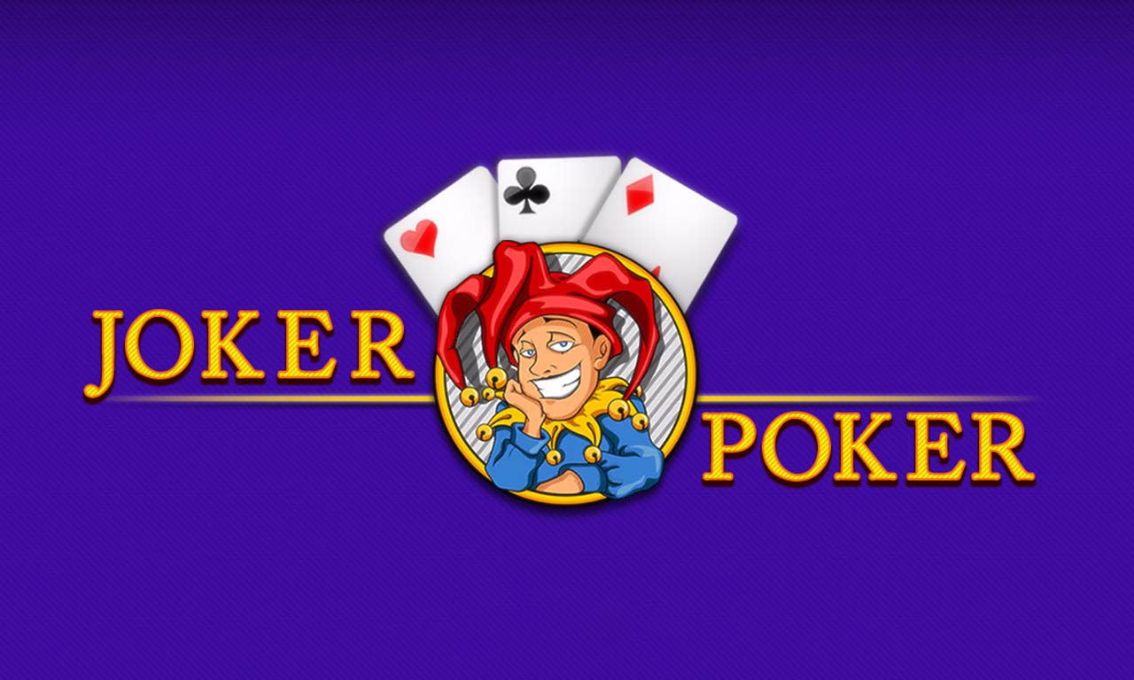 joker poker sentado en luna